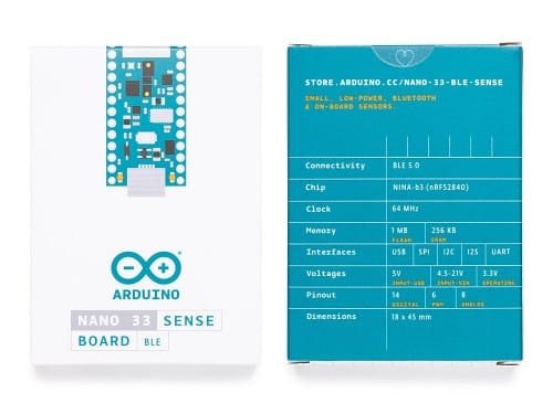 ARDUINO NANO 33 BLE SENSE