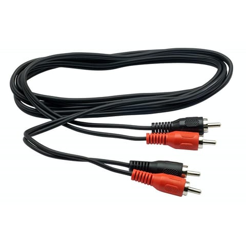 2RCA to 2RCA cable - Stereo Audio: 1.5m (High quality)