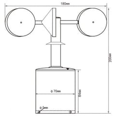 Wind Speed Sensor FS-100A