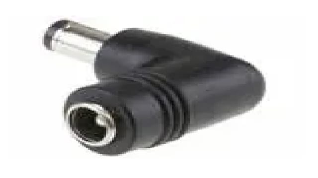 DC Power Connectors Change 2.1x5.5x11 to 2.5x5.5x11 RA Plug