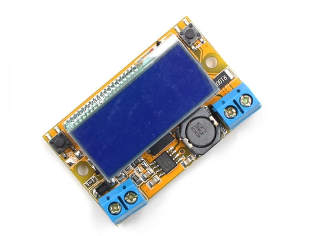 Adjustable DC-DC Regulator with LCD Display