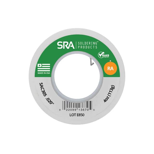 SRA Soldering Products 2260-WBRASAC20-4OZ-ND