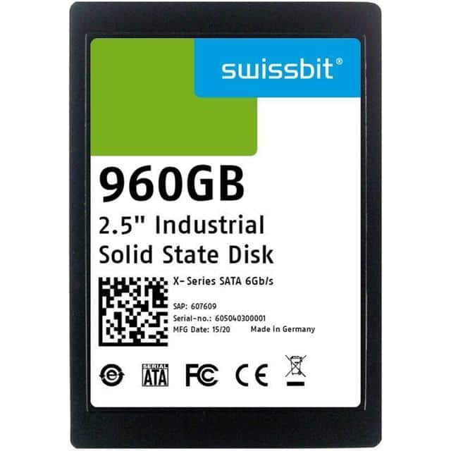 Swissbit 1052-SFSA960GS2AK2TA-I-8C-216-STD-ND