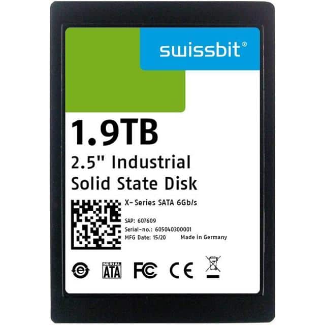 Swissbit 1052-SFSA1T92Q2AK4TA-I-8C-216-STD-ND