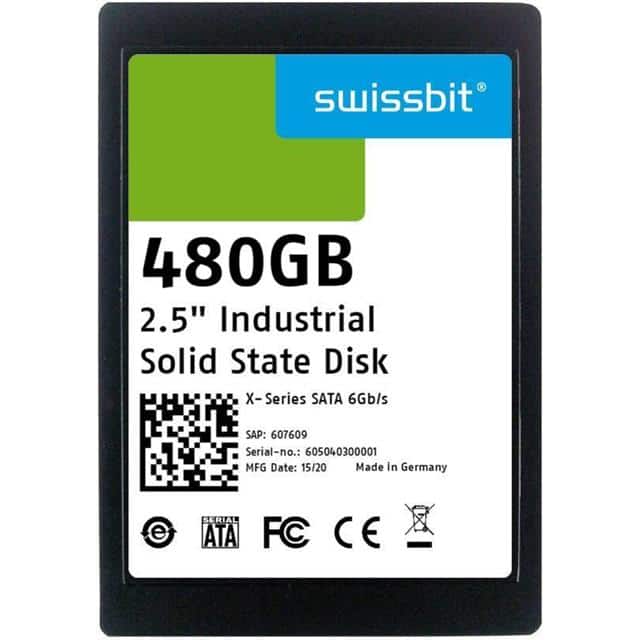 Swissbit 1052-SFSA480GQ2AK4TA-I-6B-21B-STD-ND