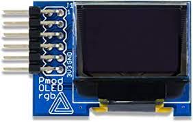 Pmod OLEDrgb: 96 x 64 RGB OLED Display with 16-bit Color Resolution