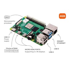 Raspberry Pi 4 Model B With 4GB