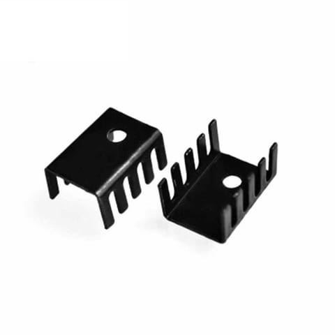 TO220 718 Aluminum Heatsink for, Transistor – pack of 5