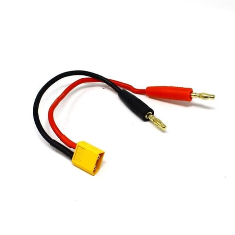 SafeConnect XT-60 Male Connector to Banana Connector Charge Adapter Cable