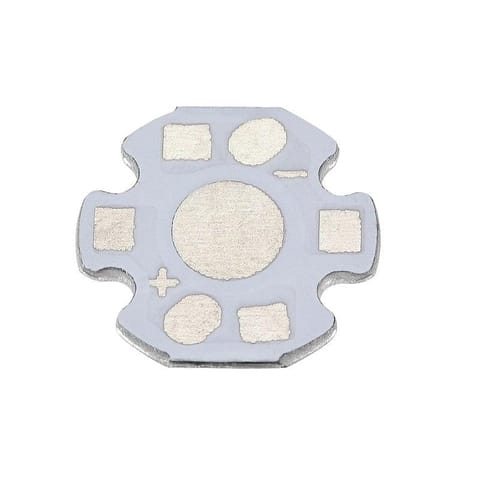 White 16MM 2PIN Aluminum Heatsink for 1W 3W 5W LED