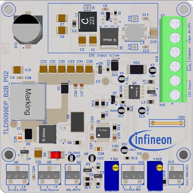 Infineon Technologies 448-TLD5099EPB2BEVALKITTOBO1-ND