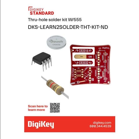 DigiKey Kit (VA) DKS-LEARN2SOLDER-THT-KIT-ND