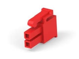 Pin & Socket Connectors 2 POS RECPT UL-94-V2 RED (Pack of 5)