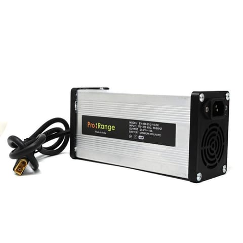 Pro-Range Battery Charger 6S Li-Ion – 25.2V 10A with XT60 Male
