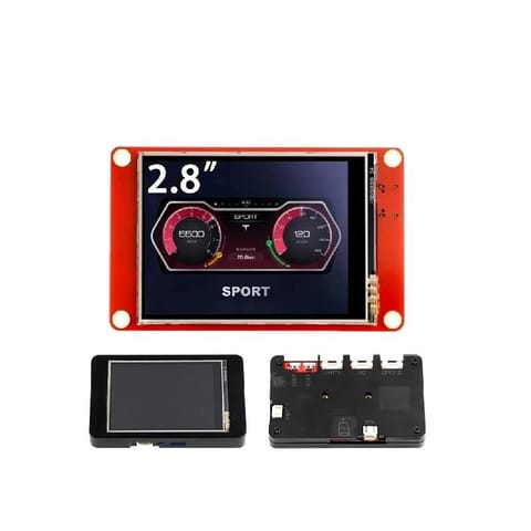 ELECROW ESP32 display-2.8 Inch HMI 240×320 Display SPI TFT LCD Touch Screen Compatible with Arduino/LVGL/Esphome- Homeassistant/PlatformIO /Micropython Without Acrylic Case