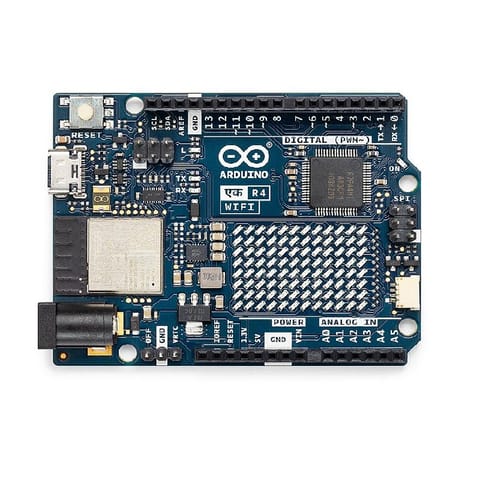 Official Arduino UNO EK (एक) R4 WiFi Made in India, Renesas RA4M1 / ESP32-S3 – Wi-Fi, Bluetooth, USB-C, CAN, DAC, OP AMP, Qwiic Connector, 12×8 LED Matrix