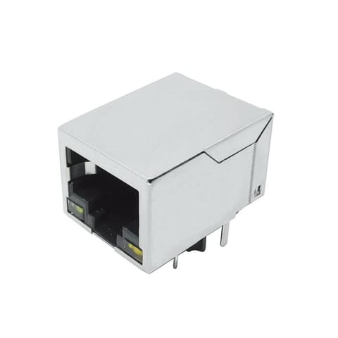 X01AB035BA2AD-XKB-RJ45 Receptacle 1 Shielded Bend insert Gold Phosphor Bronze With LED -40℃~+85℃ Plugin Ethernet Connectors / Modular Connectors (RJ45 RJ11) ROHS