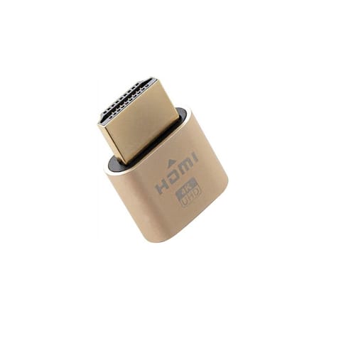 HDMI-Compatible Virtual Display Emulator 4K HD DDC EDID Dummy Plug Dongle