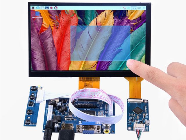7 Inch 1024x600 Capacitive Touch Screen DIY Kit