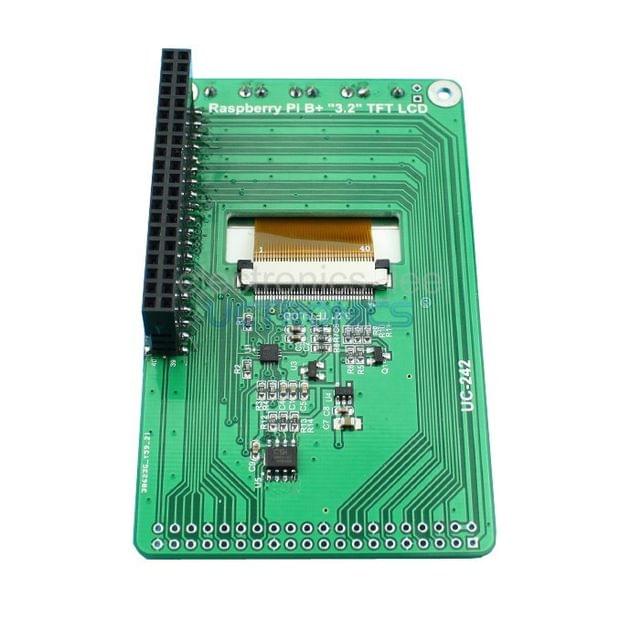 320X240 3.2" TFT LCD expansion display + touchscreen for Raspberry Pi B+ Board