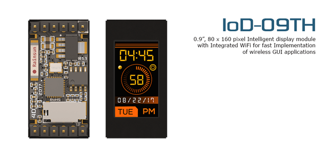 Internet of Displays (IoD) Display Modules - IOD-09TH