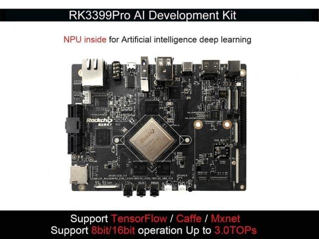 Toybrick RK3399Pro AI Developer Kit -3G+16GB eMMC Base