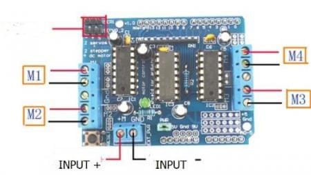 L293D Motor Driver/Servo Shield for Arduino