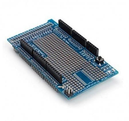 Prototype Shield V3.0 For Arduino Mega with breadboard