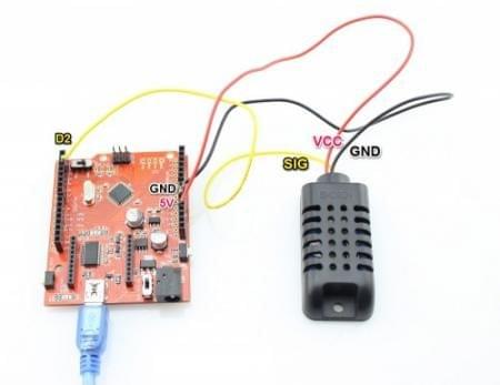 AM2301 Capacitive Digital Temperature & Humidity Sensor