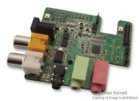 WOLFSON AUDIO CARD -  AUDIO CARD, FOR USE WITH RASPBERRY PI