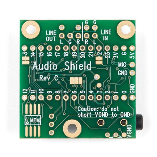 Teensy 3 Audio Shield (Rev C)